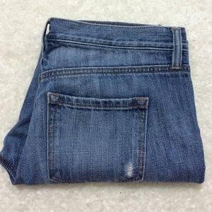 LOFT boyfriend cropped jeans